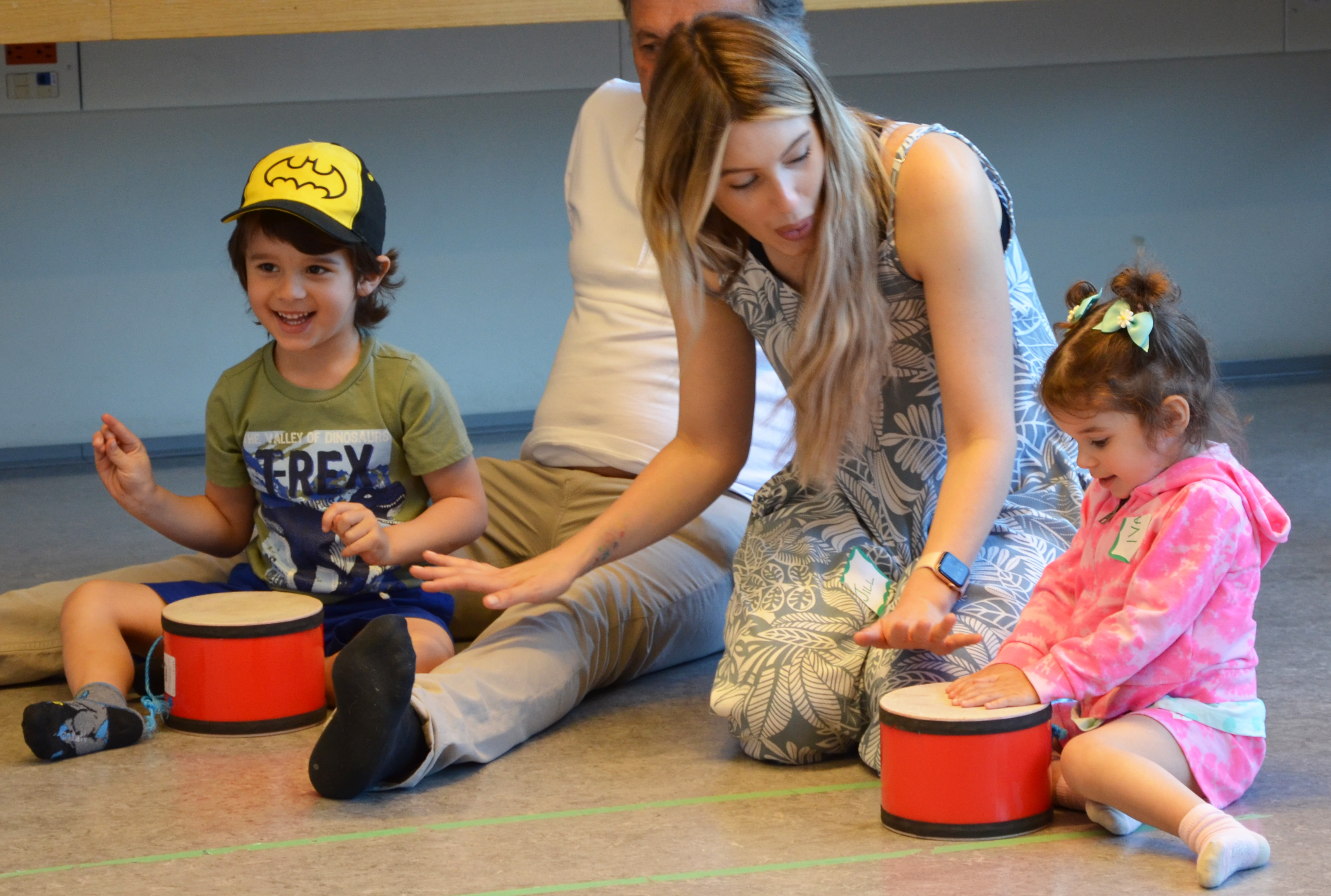 Parent with young child